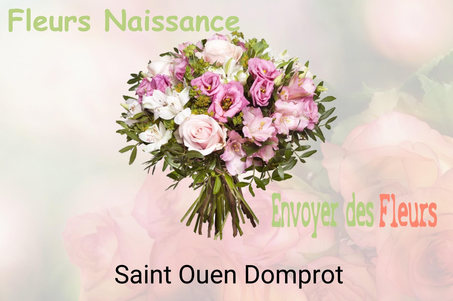 Bouquet de fleurs de naissance livré à Saint-Ouen-Domprot